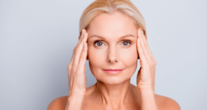 woman with clear skin after anti wrinkle injections at apsaras clinic